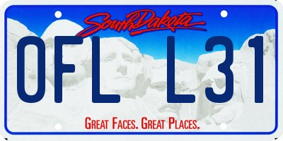 SD license plate 0FLL31