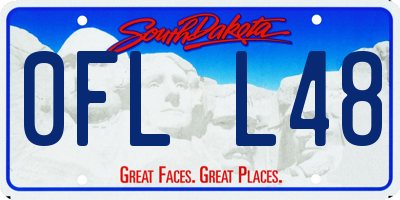 SD license plate 0FLL48