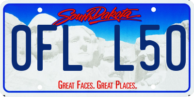 SD license plate 0FLL50
