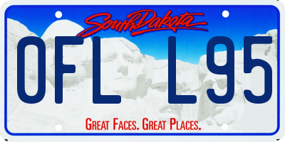 SD license plate 0FLL95