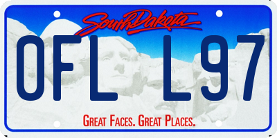 SD license plate 0FLL97