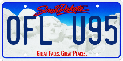 SD license plate 0FLU95