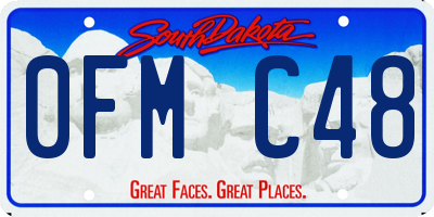 SD license plate 0FMC48