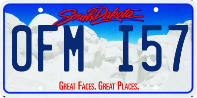 SD license plate 0FMI57