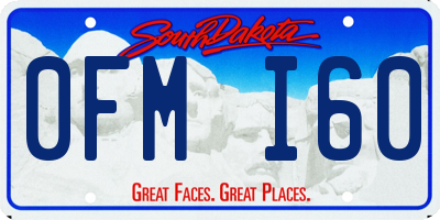 SD license plate 0FMI60