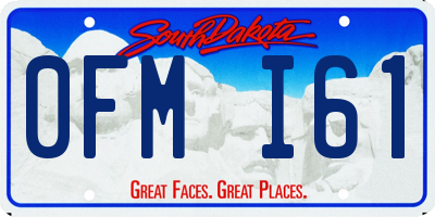 SD license plate 0FMI61