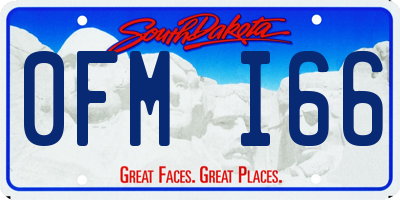 SD license plate 0FMI66
