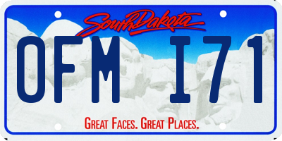 SD license plate 0FMI71