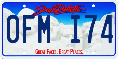 SD license plate 0FMI74