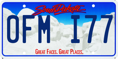 SD license plate 0FMI77