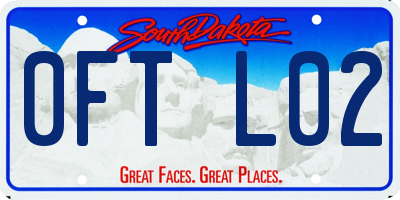 SD license plate 0FTL02