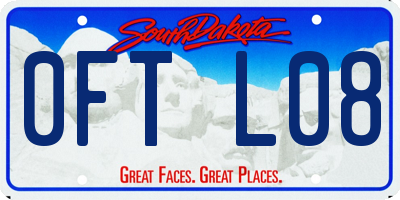 SD license plate 0FTL08