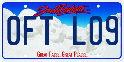 SD license plate 0FTL09