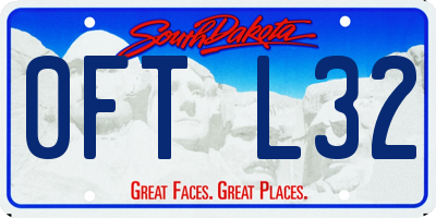SD license plate 0FTL32
