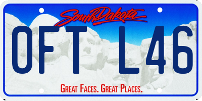 SD license plate 0FTL46