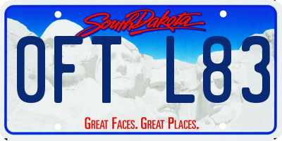 SD license plate 0FTL83
