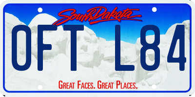 SD license plate 0FTL84