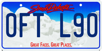 SD license plate 0FTL90
