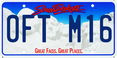 SD license plate 0FTM16