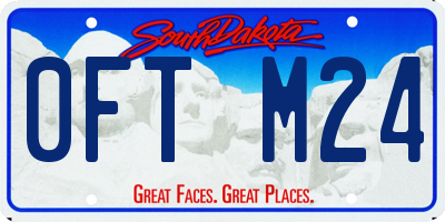 SD license plate 0FTM24