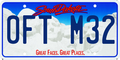 SD license plate 0FTM32