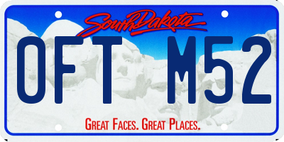 SD license plate 0FTM52
