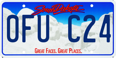 SD license plate 0FUC24