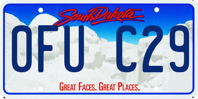 SD license plate 0FUC29