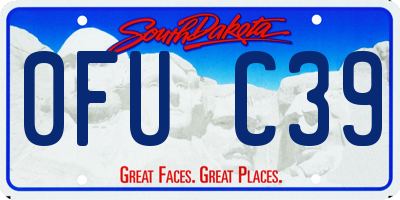 SD license plate 0FUC39