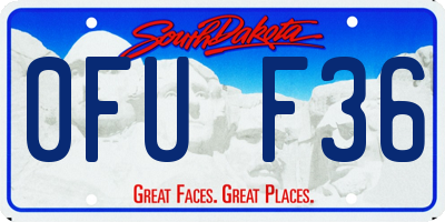 SD license plate 0FUF36
