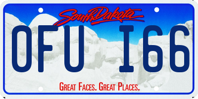 SD license plate 0FUI66