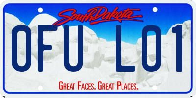 SD license plate 0FUL01