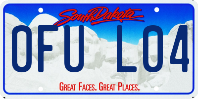 SD license plate 0FUL04
