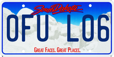 SD license plate 0FUL06