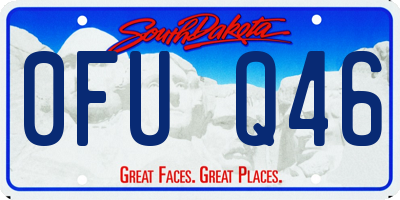 SD license plate 0FUQ46