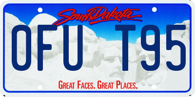 SD license plate 0FUT95