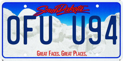 SD license plate 0FUU94