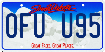 SD license plate 0FUU95