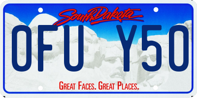 SD license plate 0FUY50