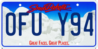SD license plate 0FUY94
