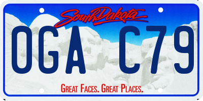 SD license plate 0GAC79