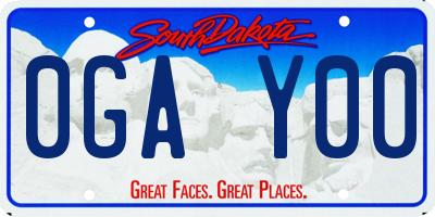 SD license plate 0GAY00