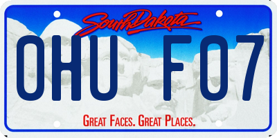 SD license plate 0HUF07