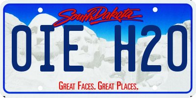 SD license plate 0IEH20