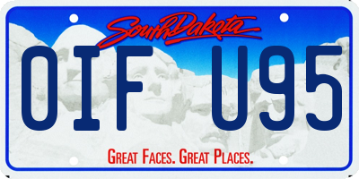 SD license plate 0IFU95