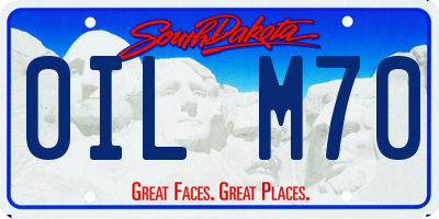 SD license plate 0ILM70