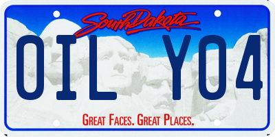 SD license plate 0ILY04