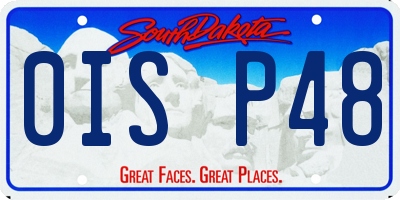 SD license plate 0ISP48