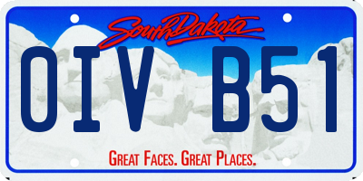 SD license plate 0IVB51