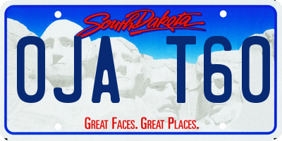 SD license plate 0JAT60